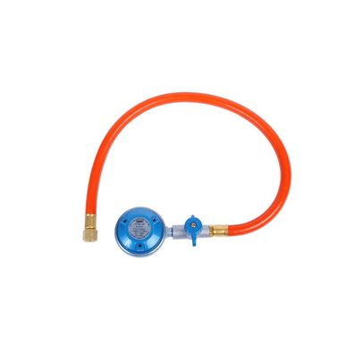 Cadac Gasdruckregler EN417 inkl. Schlauch Gewindeanschluss 50 mbar 1/4'' BSP Linksge