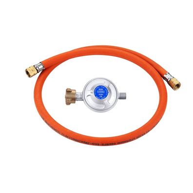 Cadac Gasdruckregler Universalregler 50mbar inkl. Schlauch 1/4'' BSP Linksaußengewin