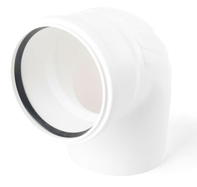 Conel Drain Bogen DN 90 87 Grad mit einer Muffe