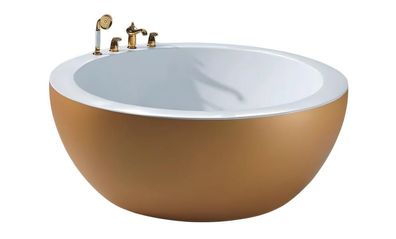 Rundwanne Design-Badewanne Acrylwanne Komfortwanne Relaxwanne 160x160 cm