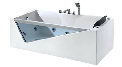 Luxuswanne Hydromassagewanne Badewanne Whirlpool Blubberbad Spa 170x80 cm