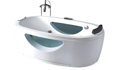 Bad Luxuswanne Whirlpool Badewanne Wellnesswanne Blubberbad Wanne 182x100 cm