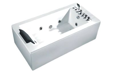 Bad Luxuswanne Whirlpool Badewanne Wellnesswanne Blubberbad Wanne 185x90 cm