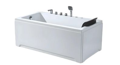 Badewanne Acrylwanne Whirlpool Blubberbad Hydromassagewanne Whirlwanne 170x80 cm