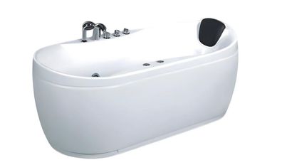 Bad Luxuswanne Whirlpool Badewanne Wellnesswanne Blubberbad Wanne 172x82 cm