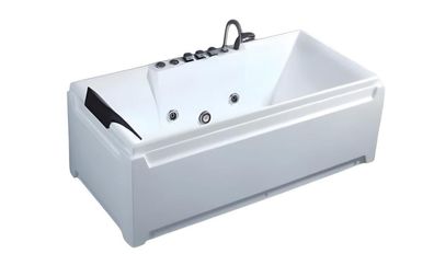 Designwanne Whirlpool Wellnesswanne Acrylwanne Komfortwanne Wanne 141x77 cm