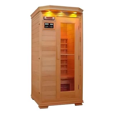 Designsauna Sauna Saunaraum Dampfsauna Holzsauna Saunakabine 100x100 cm