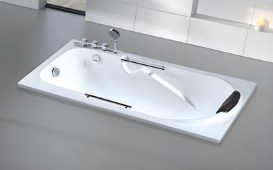 Einbauwanne Badewanne Entspannungsbad Luxuswanne Komfortwanne 170x80 cm