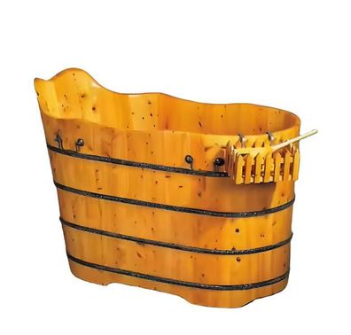 Fitovanna Entspannungsbad Holzzuber Holzbadewanne Badewanne Wanne 120x62 cm