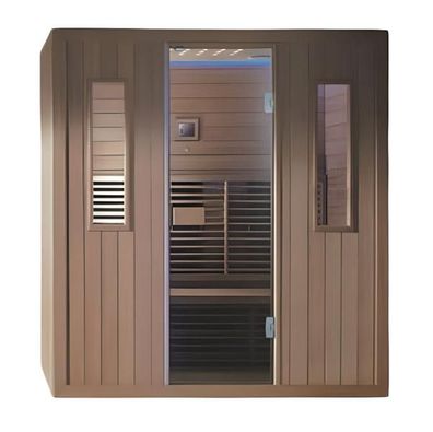 Designsauna Sauna Saunaraum Trockensauna Holzsauna Saunakabine 180x125 cm