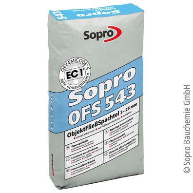 AKTION - Sopro OFS 543 ObjektFließspachtel 25kg MHD: 10/2025