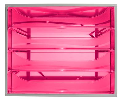 ECOBOX open ECO grau/himbeer Tz