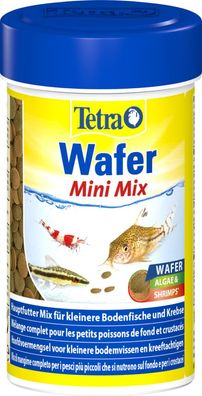 Tetra Wafer Mini Mix 100ml Futter für Bodenfische Welse und Garnelen Krebse