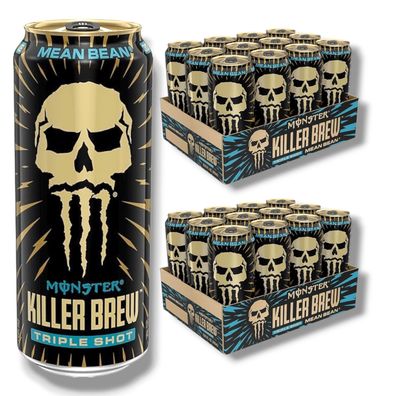 Monster Energy Mean Bean Killer Brew Triple Shot 24 x 443 ml - USA Import