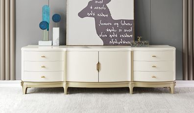 Sideboard Schrank Regal Möbel Design Holzschrank Weiß Sideboard Kommode Luxus