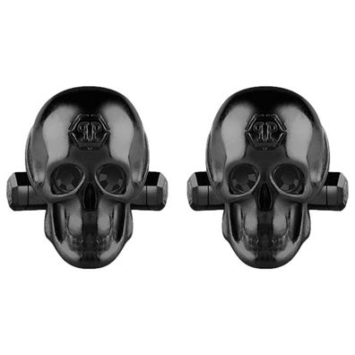 Philipp Plein - PJ9AA05CU - Manschettenknöpfe - Herren - 3D SKULL - 2,6 x 1,2 cm