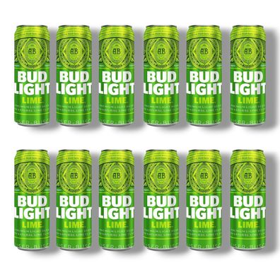 Bud Light Lime 12 x 0,35l- American Light Lager mit Limette 4,2 % Vol