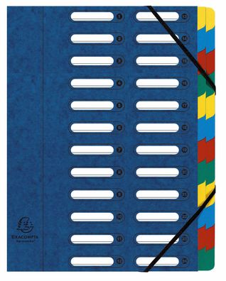 Ordnmappe 24tlg A4 Harmonika sor