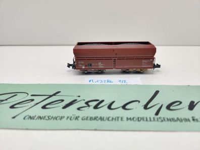 Minitrix N DC 13286 ex 3286 Selbstentladewagen Ladung Kohlen Fad167 / DB