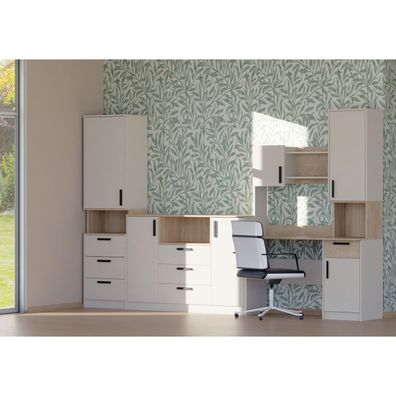 Möbelset GRANT Set 29C Schreibtisch Kommode Regal, Jugendzimmer Arbeitszimmer