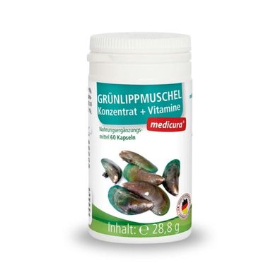 Grünlippmuschel + Vitamine - 60 Kapseln