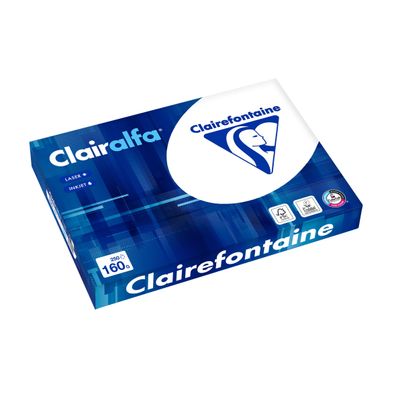Clairalfa Kopierpapier A3 160g weiss Weiße 170 250 Blatt