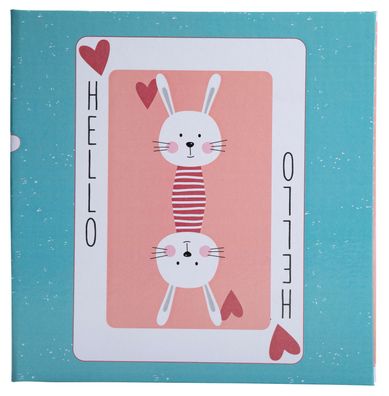 Fotalb 30S w 25x25 Spielkarte rs/bl