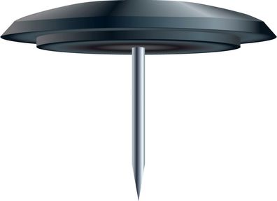 Reißnägel Ø12mm schwarz 40 St