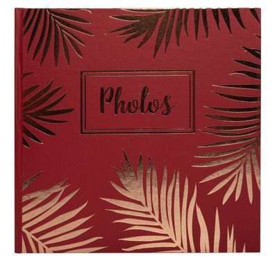 Fotoalbum Palma rot 30S sw 25x25cm