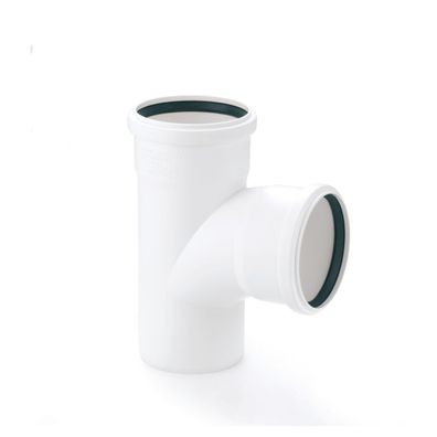 Conel Drain Abzweig DN 50/50 87 Grad mit zwei Muffen