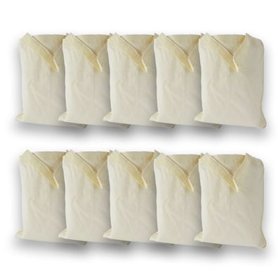 10er Baumwolltasche Tasche Apothekertasche Stofftasche 100% Baumwolle 42x38 cm