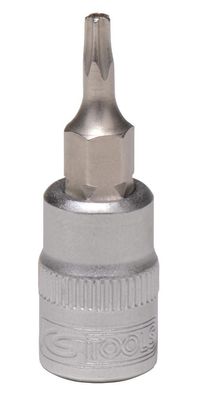 KS TOOLS 1/4" Bit-Stecknuss, Fünfstern mit Stirnlochbohrung, TS25