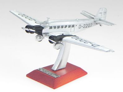 Junkers Ju 52-3 mce D 2202 Richthofen Modell Flugzeug auf Sockel 1:200
