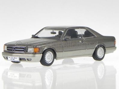 Mercedes C126 500 SEC anthrazit grau Modellauto 56213 AutoArt 1:43