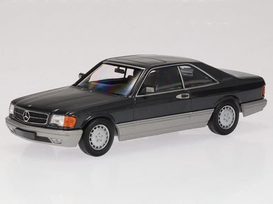 Mercedes C126 560 SEC 1986 schwarz Modellauto 940035121 Maxichamps 1:43