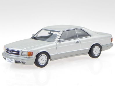 Mercedes C126 500 SEC silber Modellauto 56212 AutoArt 1:43