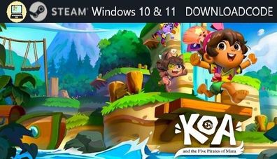 NEU PC Computer Spiel Koa and the Five Pirates of Mara für Windows 10 11 STEAM