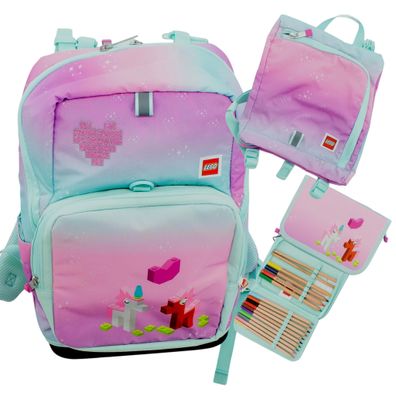 Lego Iconic Schultasche 3-in-1-Set Ranzen Sporttasche Federmäppchen