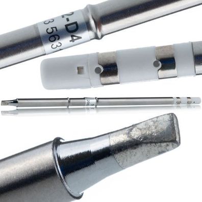 Rosfix Lötspitze T12-D4 – Integrierte Heizung | Kompatibel mit T12-Stationen