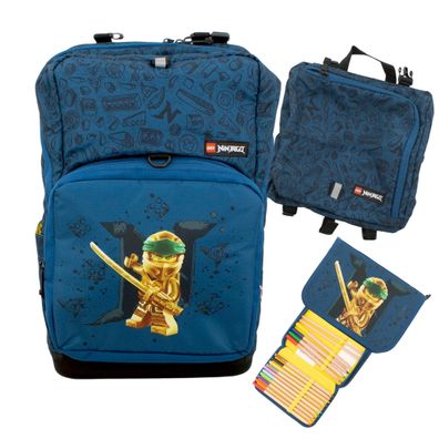 Lego Ninjago Schultasche 3-in-1-Set Ranzen Sporttasche Federmäppchen