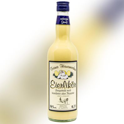1 x 0,7 l Flasche sahniger Eierlikör Naitschau Thüringen