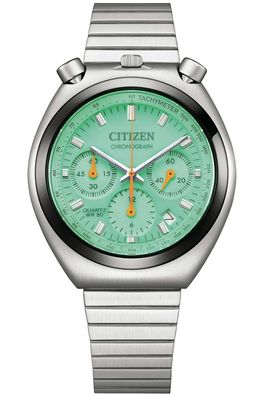Citizen Herrenuhr Chronograph Stahl/Mintfarben LE AN3660-73X