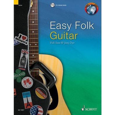 Easy Folk Guitar Gitarre Noten