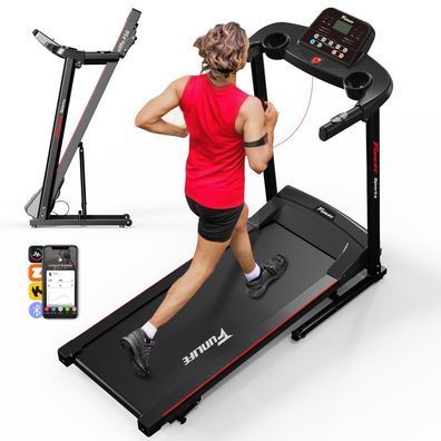 Laufband für Zuhause mit Steigung, leise & leistungsstark, breit, FunLife F50