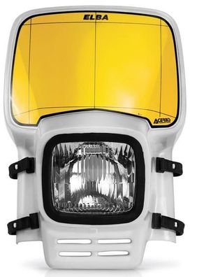 Acerbis Elba Lichtmaske Scheinwerfer Lampenmaske Enduro Classic Vintage Motorrad