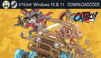 NEU PC Computer Spiel Super Catboy für Windows 10 11 STEAM Downloadcode Game Key