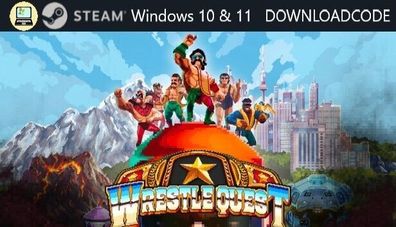 NEU PC Computer Spiel WrestleQuest für Windows 10 11 STEAM Downloadcode Game Key