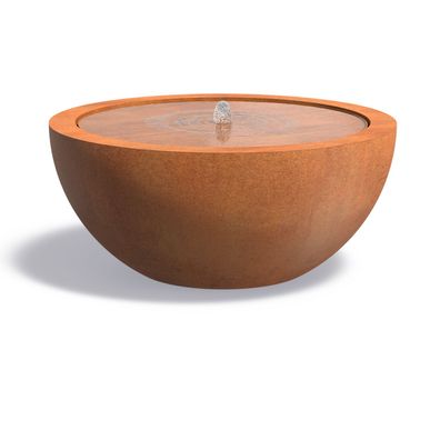 ADEZZ Wassertisch Gartenbrunnen Cortenstahl