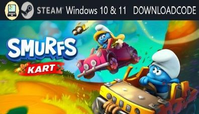 NEU PC Computer Spiel Die Schlümpfe Kart für Windows 10 11 STEAM Download Code