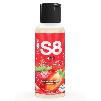 S8 4 In 1 Schmiermittel Erdbeere-Vanille 125 Ml